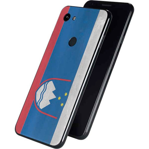 Slovenia Flag Distressed Google Pixel 3a Skin
